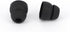 10pcs Black Double Flange Replacement Silicone Earbuds EarTips, 4.1mm Connector