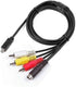 GreatPowerDirect DCR-DVD105/e DCR-DVD103/e/v AV A/V TV Video Cable Cord Lead for Sony Camcorder