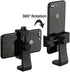Alphx Innovations Alphx Tripod Phone Adapter with Adjustable Clamp, Vertical and Horizontal Holder to Mount Cell Phones