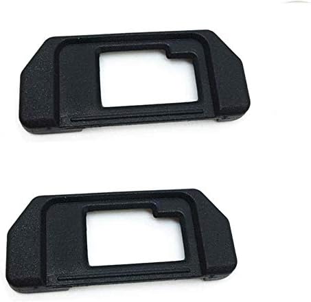 EP-10 Eyepiece Eyecup Replacement for Olympus OM-D E-M10/E-M5 Mark I, Silver/Black (2-Pack), ULBTER Viewfinder Eye Cup