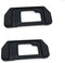 EP-10 Eyepiece Eyecup Replacement for Olympus OM-D E-M10/E-M5 Mark I, Silver/Black (2-Pack), ULBTER Viewfinder Eye Cup