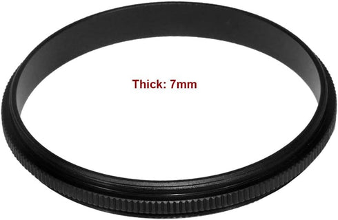 9 Pieces Filter Ring Adapter Set, Camera Lens Male to Male Metal Stepping Rings Kit (Includes 9pcs Male to Male Set