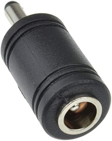 DC Power Adapter 5.5mm x 2.1mm to 3.5mm x 1.3mm, DC in line Socket Female to DC Male Plug, Coaxial Power Converter for CCTV Equipment, Video Surveillance Camera, LED Lights, Notebook, PC