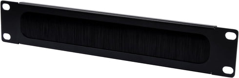 GeeekPi 10 inch 1U T1/T0/T2/T1 Plus/T0 Plus/TL1 10 inch (2) Brush Cable Manager Rack Mount Cable Management Panel