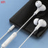 Earbuds Noise Cancelling Wired Magnetic Earphone Headphones for Samsung Galaxy A13 A23 A03S A02S A12 A22 A32 A42 A52 A72 A14 5G OnePlus Nord N30 N20 N200 5G TCL 40 XL 30 XL Stylus 5G (A- White)