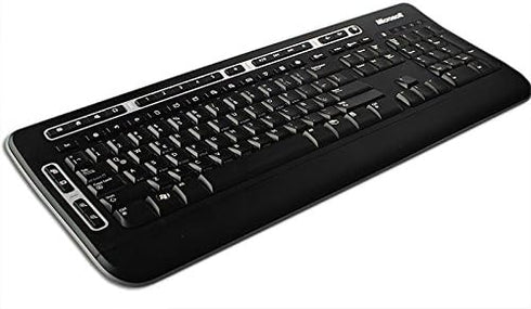 4Keyboard Spanish (Latin American) Non-Transparent Keyboard Sticker for Laptop, Desktop with White Lettering and Black