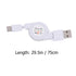 Retractable USB C Cable, Adjustable Charging Cable for Car Travel Essentials USB 3.1 USB to USB C Retractable Cable Cord