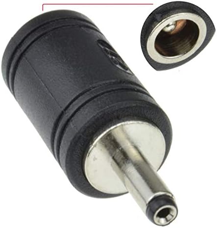 DC Power Adapter 5.5mm x 2.1mm to 3.5mm x 1.3mm, DC in line Socket Female to DC Male Plug, Coaxial Power Converter for
