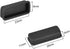 uxcell 5pcs DVI Video Silicone Port Anti Dust Protectors Cap Cover 23mmx8mm (Black)