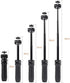 spovan 360 1/4-20" Mini Portable Camera Tripod and Selfie Stick for Smartphones with Rotating Cold Shoe & Thread