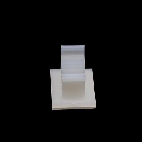 25PCS White Adhesive Backed Nylon Wire Adjustable Cable Clips