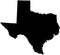 Texas Lone Star State Longhorn Pride Decal Sticker, Black 5" Vinyl for Cars, Laptops