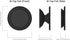 Sinjimoru Soft Silicone MagSafe Phone Grip for iPhone 15/14/13/12, Comfortable One-Touch Holding, M-Tap Tok Black