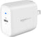Amazon Basics 20W One-Port USB-C Wall Charger, Power Delivery PD for Tablets & Phones, White