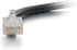 C2G/Cables to Go 26374 Cat5E Non-Booted Unshielded (UTP) Network Patch Cable, Black, 1 Foot