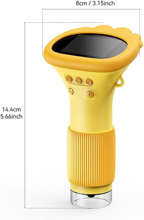 Portable Digital Microscope for Kids, Handheld Microscope Camera with 2'' Screen, Educational Science Gift