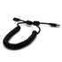 Digirig Coiled USB-A to USB-C Cable with Ferrites, Shielded