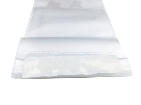 Lsgoodcare 5Pcs Portable Two Way Radio Waterproof Rainproof Bag Case Pouch, White, Compatible with Motorola Kenwood