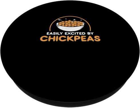 Purely Chickpea Pulse Easily Excited By Cool Chickpeas Chickpea Farming Enthusiast PopSockets Standard PopGrip