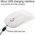 Tsmine 3 Bluetooth Wireless Mouse - Slim Rechargeable, Noiseless Click & Adjustable DPI Levels for Laptop, Tablet