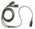 Call Center Headset QD Cable Y Splitter Adapter for Plantronics QD Headsets
