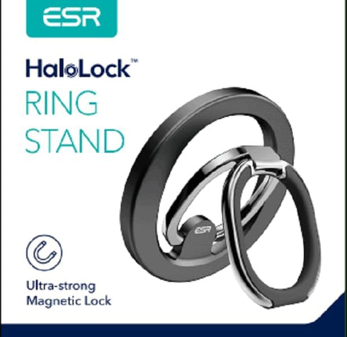 ESR for MagSafe Ring Holder (HaloLock), Magnetic Phone Grip with Adjustable Stand for iPhone 15/14/13/12