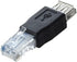 4 Pack USB to Ethernet Adapter, USB to RJ45 Adapter, 2.0 Female to LAN RJ45 8P8C Male Crystal Ethernet 10Mb/100Mb