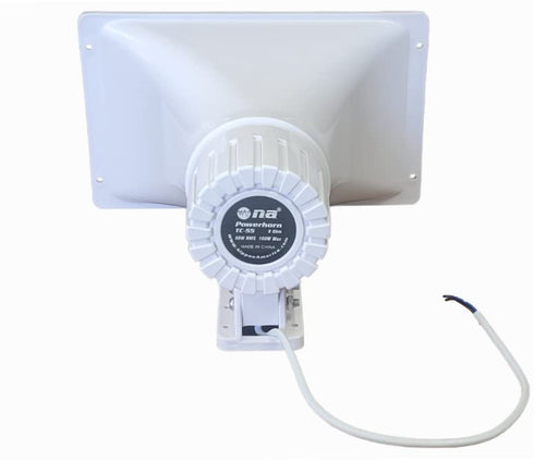 Nippon America Power Horn White 8 Ohm 100W Outdoor TC-55 Speaker