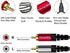 RCA Cable, 2RCA Male to 2RCA Male Audio Stereo Subwoofer Cable, Nylon-Braided Auxiliary Audio Cord for Home Theater