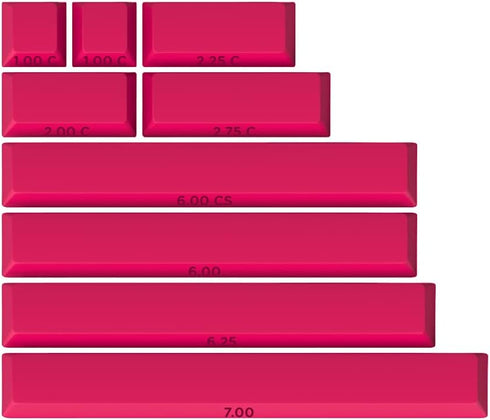 DROP + MiTo GMK Laser Custom Mechanical Keyboard Spacebar Set - 9-Keys, Cherry Profile