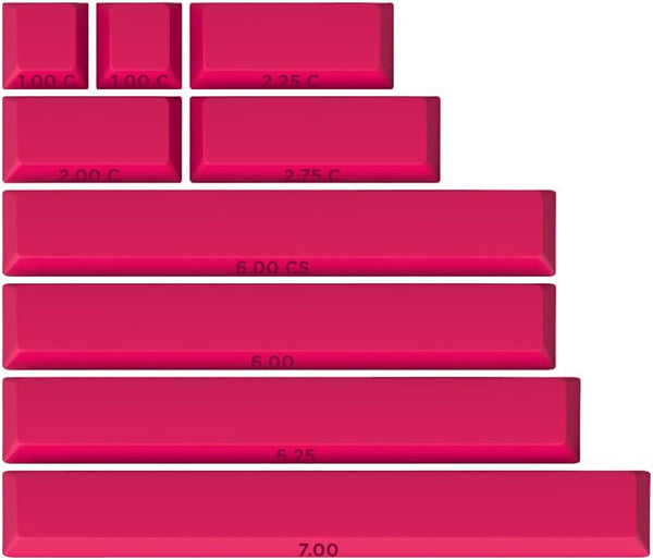 DROP + MiTo GMK Laser Custom Mechanical Keyboard Spacebar Set - 9-Keys, Cherry Profile