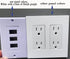 zdyCGTime 3-Port HDMI 2.0 Decorative Wall Plate - HDMI, Component, Composite Audio Video Wall Outlet Mount Panel,