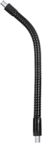 PATIKIL 7.9" Gooseneck, 1Pcs 3/8"-16 Male to Male Thread Metal Universal Hose