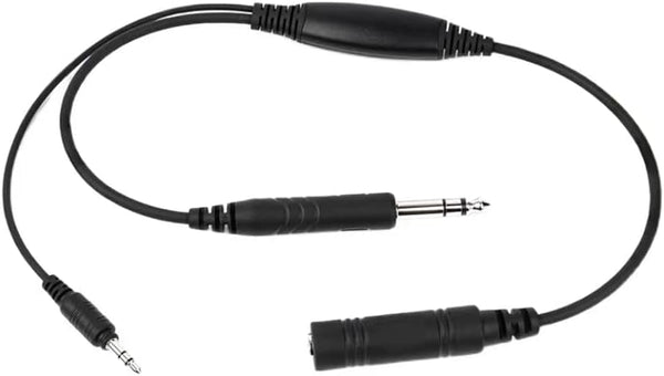 R SPIDER WIRELESS Audio Recorder Adapter for GA Aviation Pilot Headsets, Smartphone and Aircraft Cockpit