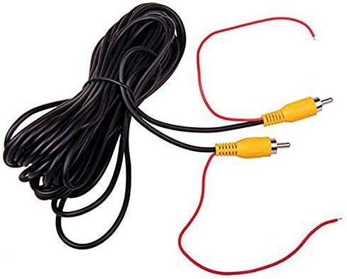 Car RCA Video Extension Cable for Auto Backup Camera Monitor, 10M/32FT with Detection Wire Reverse Trigger