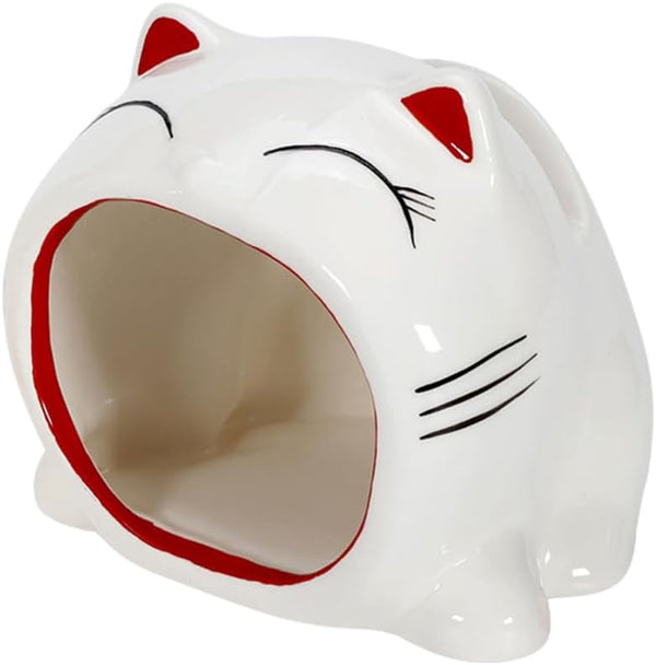 OUNONA Cat Phone Stand for Desk 4.52X4.33X4.01In Cute Desktop Mobile Phone Holder with