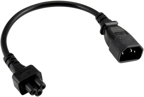 TEWOXIN 0.3M IEC C14 to C5 Power Cord, 250V 10A, for Laptop Power