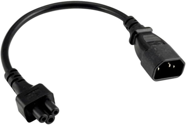 TEWOXIN 0.3M IEC C14 to C5 Power Cord, 250V 10A, for Laptop Power
