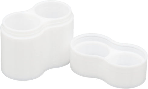 Slimline CR123a Battery Case, Pack of 2 Soft Durable Material - Holds 2 Batteries