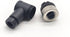 Power Connectors M12 5 Pin Angled Female Socket, Waterproof Screw Assembly Plug