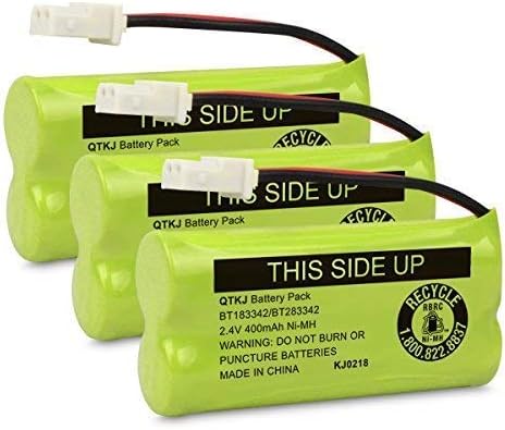 BT183342 Cordless Phone Battery for AT&T CL4940, EL52300, VTech CS6114, Pack of 3