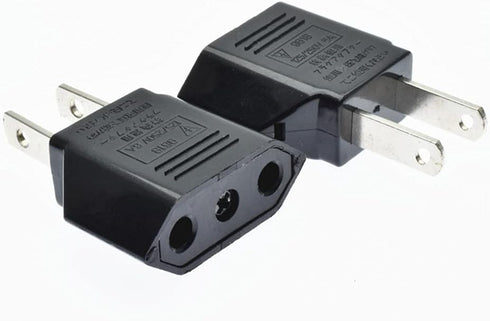 ALINNA (1 Pack) GRLRCR EU Europe to US USA America Travel Plug Adapter AC Outlet Power Converter