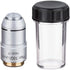 FTVOGUE 100X Achromatic Objective Lens, A100X Brass Microscope Objective, High Magnification 1.25 Numerical