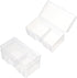 Fielect 12 x 9V Battery Storage Case Holder Organizer Box, Transparent