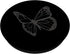 Gray Black Butterfly PopSockets Standard PopGrip