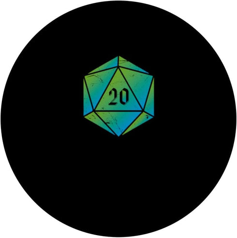 D20 Roleplaying Video Games Gaming Geek Designer PopSockets Standard PopGrip