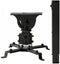 VideoSecu Flat Vaulted Ceiling Projector Mount, LCD DLP Bracket with Adjustable Height Rotating Swivel Arm, One Piece