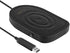 iKKEGOL Black Metal USB Foot Pedal Switch, Programmable Digital Hand Control Keyboard Mouse with 3 Color Rubber Mat