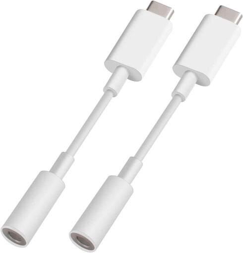 USB C to 3.5mm Headphone Jack Adapter for iPhone 15/15 Pro/Pro Max/Plus, Type C Aux Dongle Compatible with iPad