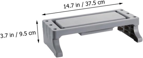 Desk Hutch Organizer for Home Office - Laptop Shelf & Storage